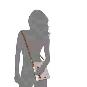 Fossil Emma North South Coated Canvas, Crossbody Shoulder Sling Bag Everyday Bag